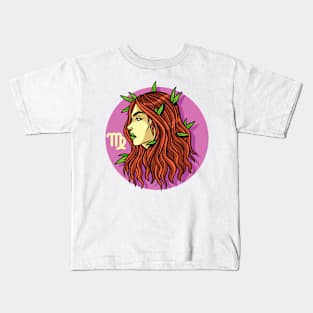 Zodiac - Star Sign - Virgo - pos Kids T-Shirt